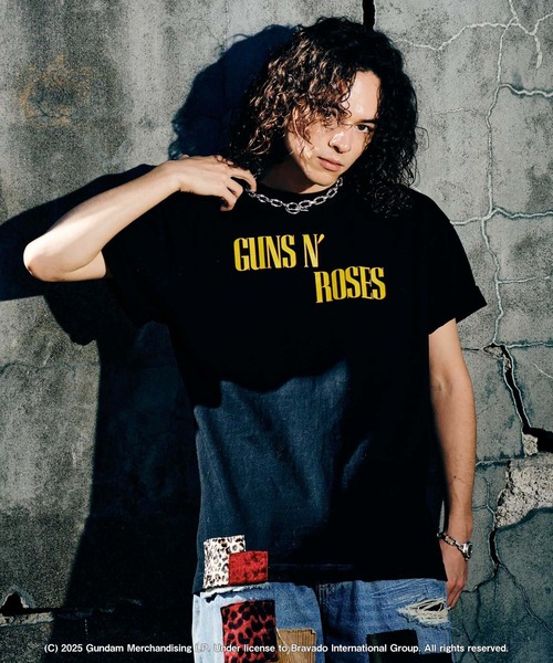 glamb（グラム） tシャツ GUNS N' ROSES Cross T-Shirt / ガンズアンド