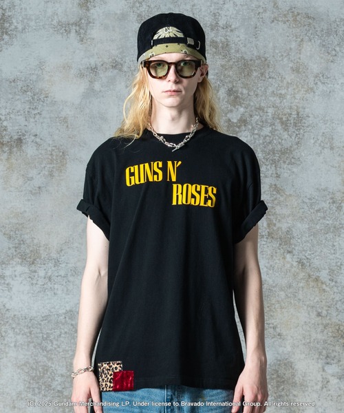 glamb（グラム） tシャツ GUNS N' ROSES Cross T-Shirt / ガンズアンド