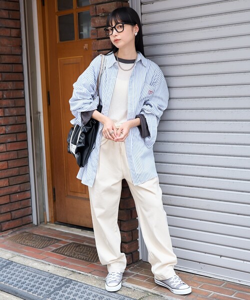 「FREAK'S STORE」 長袖シャツ フリ- ピンク レディース FREAK'S STORE 「FREAK'S STORE」 長袖シャツ フリ- ピンク