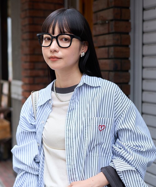 「FREAK'S STORE」 長袖シャツ フリ- ピンク レディース FREAK'S STORE 「FREAK'S STORE」 長袖シャツ フリ- ピンク
