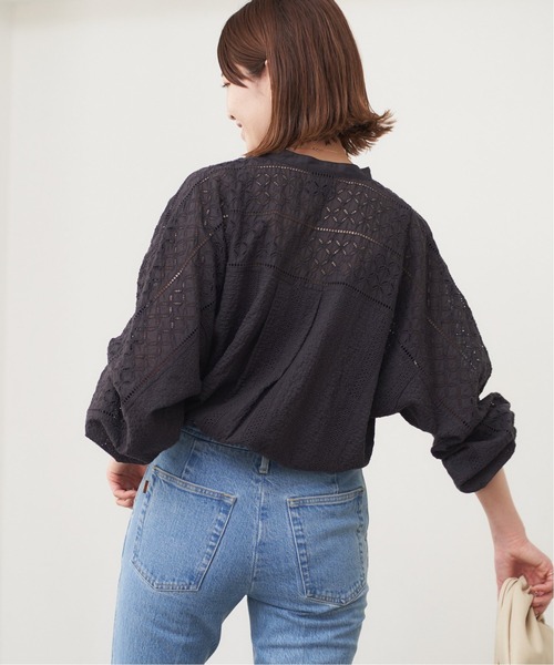 Spick＆Span 「Spick & Span」 長袖ブラウス FREE ブラック