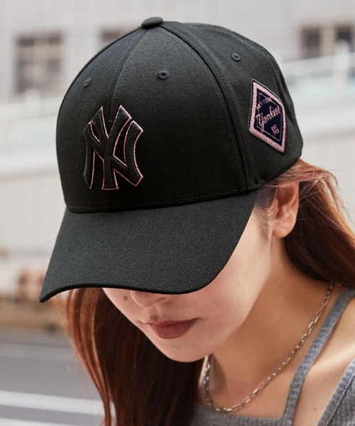 MLB KOREA ベースボールロゴキャップ セール】MLB KOREA フロントロゴ ベースボールキャップ
