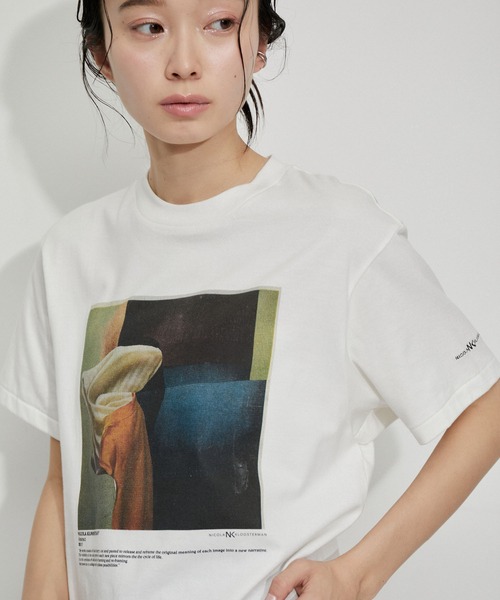 「JANE SMITH / JOHN SMITH」 半袖Tシャツ X-SMALL ホワイト レディース