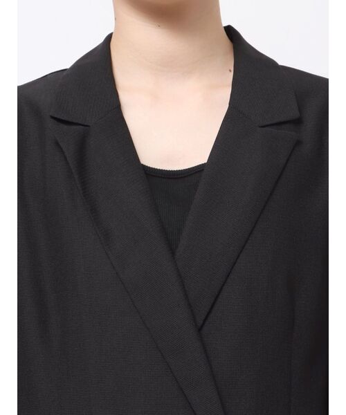 ジャケット テーラードジャケット メッシュダブルテーラージャケット 秋服 レディースの画像