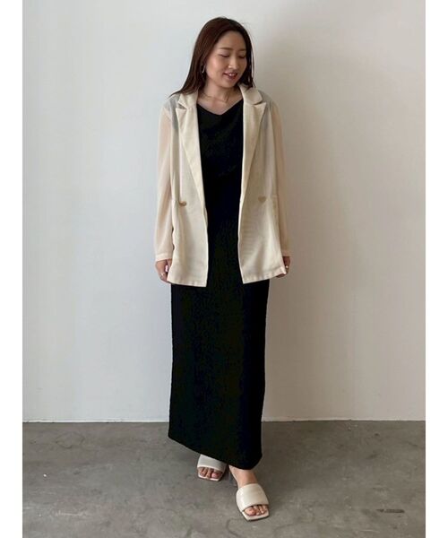 ラグナムーン メッシュダブルテーラード メッシュダブルテーラージャケット 秋服（テーラードジャケット