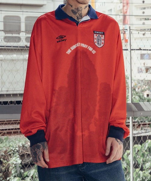 Subciety（サブサエティ） tシャツ Soccer game shirt メンズ