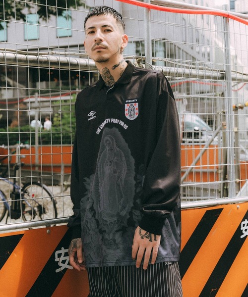 Subciety（サブサエティ） tシャツ Soccer game shirt メンズ