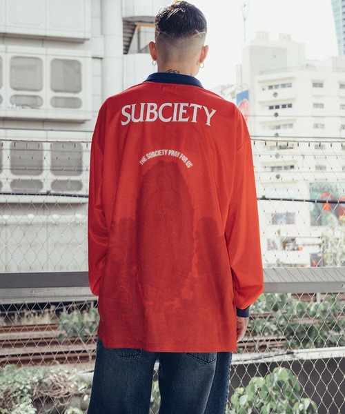 Subciety（サブサエティ） tシャツ Soccer game shirt メンズ