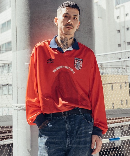 Subciety（サブサエティ） tシャツ Soccer game shirt メンズ