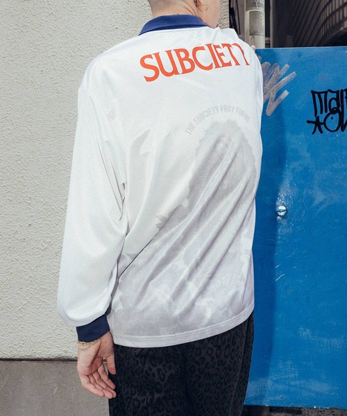 Subciety（サブサエティ） tシャツ Soccer game shirt メンズ