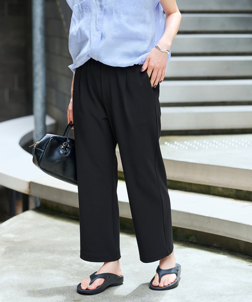 FRAMeWORK スラックス パンツ クロップドジャージーパンツ