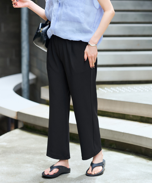 FRAMeWORK スラックス パンツ クロップドジャージーパンツ