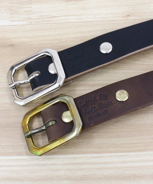 Schott N.Y.C（ショット） ベルト PERFECT BELT NARROW メンズ
