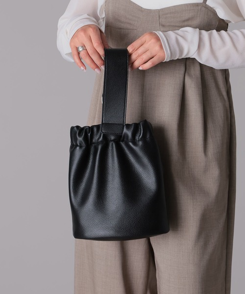 ONFLEEK ショルダーバッグ バッグ 2WAY バケツ型 ワンハンドルバッグ