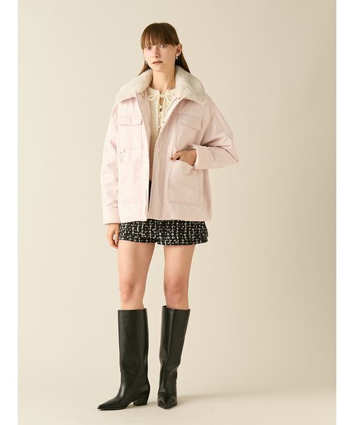 FURFUR ブルゾン アウター パデットボウタイワークブルゾン