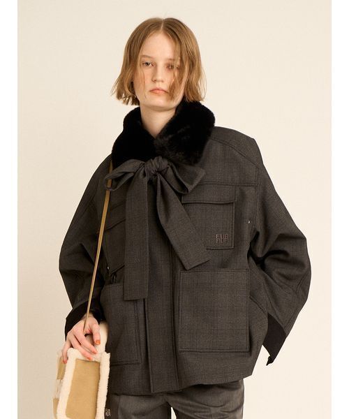 ジャケット・アウター FUR FUR THE NORTH FACE ザノースフェイス ファー付き ジャケット
