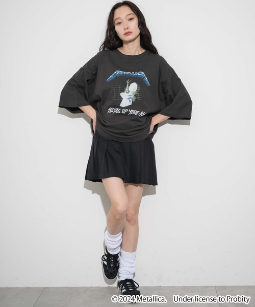 「METALLICA」 半袖Tシャツ LARGE グレー メンズ