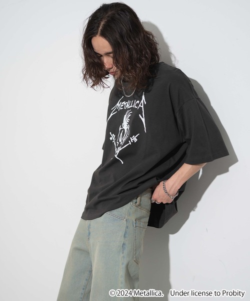「METALLICA」 半袖Tシャツ LARGE グレー メンズ