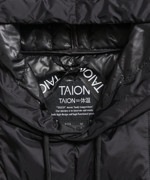 「TAION」 ダウンジャケット X-SMALL ダークネイビー メンズ_画像5