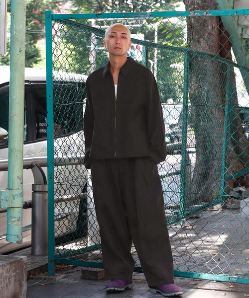 is-ness（イズネス） パンツ HERRINGBONE BALLOON BAKER PANTS メンズ