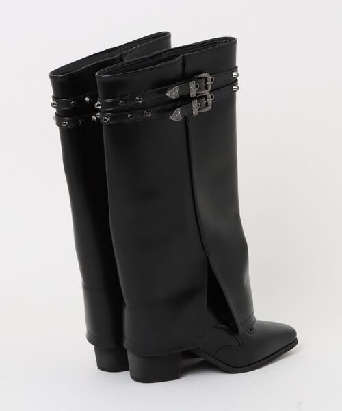 Lace Ladies（レースレディース） ブーツ ウエスタン調 ダブルベルト