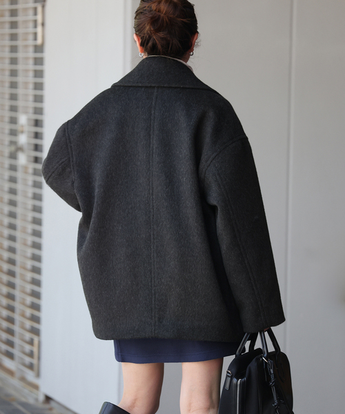 ウール・アンゴラ◆JILSANDER【38】コート ジャケット アウター JIL SANDER ジルサンダー コート WORDROBE W SPORT COAT