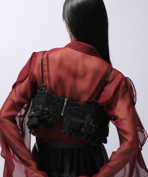 「HARE」 キャミソールブラウス FREE シルバー レディース_画像6