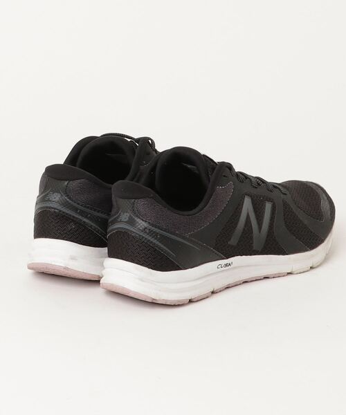 「New Balance」 ローカットスニーカー 24cm ブラック レディース_画像2