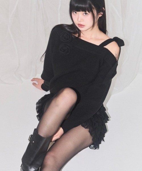 ILLIGO（イリゴ） ニット セーター 「日本未発売/WEB限定」/ブローチ