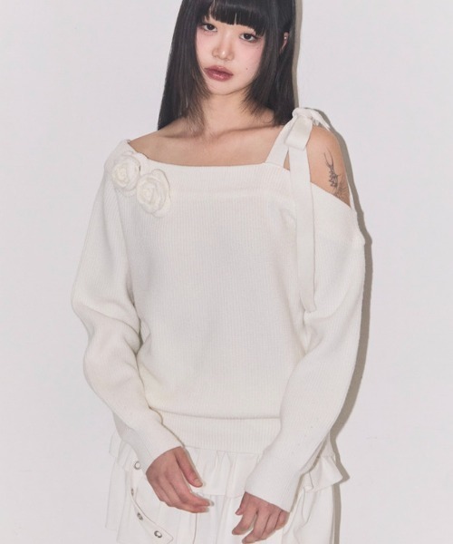 ILLIGO（イリゴ） ニット セーター 「日本未発売/WEB限定」/ブローチ 
