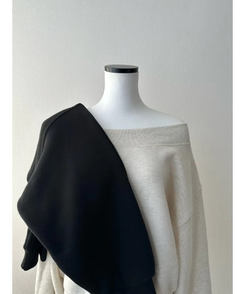 celon トレーナー スウェット off shoulder sweat レディース