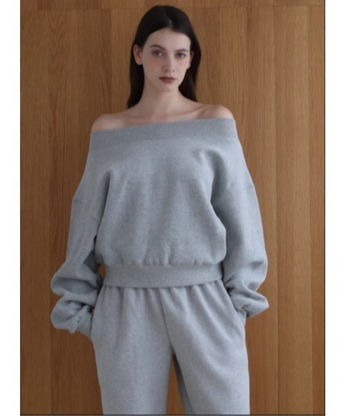celon トレーナー スウェット off shoulder sweat レディース