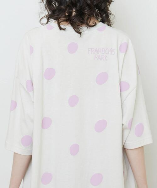 「FRAPBOIS」 半袖Tシャツ 1 ブラック レディース_画像7