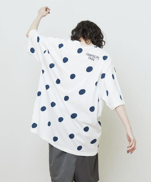 「FRAPBOIS」 半袖Tシャツ 1 ブラック レディース_画像9