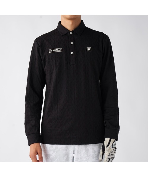 【新品未使用！】FILAGOLF 長袖ポロシャツ FILA GOLF ポロシャツ フィラゴルフ ゴルフウェア ワンポイント ロゴ