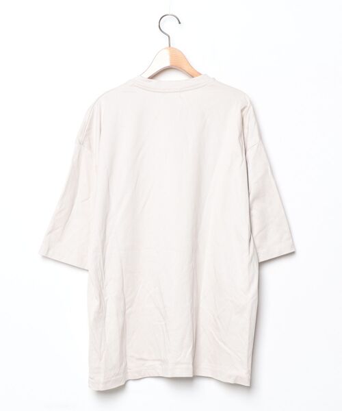 「LANVIN en Bleu」 半袖Tシャツ X-LARGE ベージュ メンズ_画像2