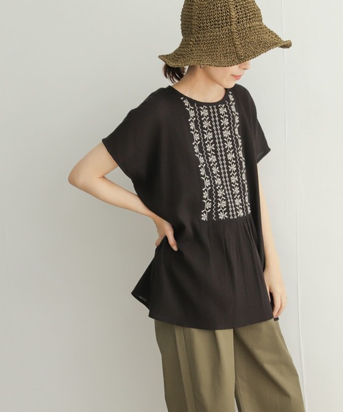 「URBAN RESEARCH DOORS」 ノースリーブチュニック MEDIUM ブルー レディース_画像3