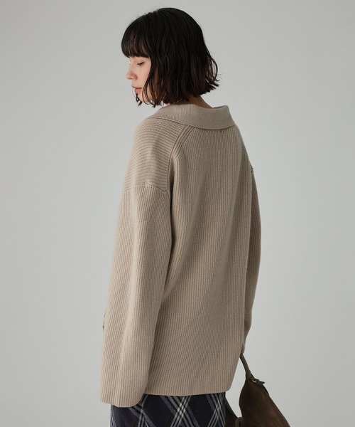 BABYLONE（バビロン） ニット セーター スキッパーミドルゲージニット