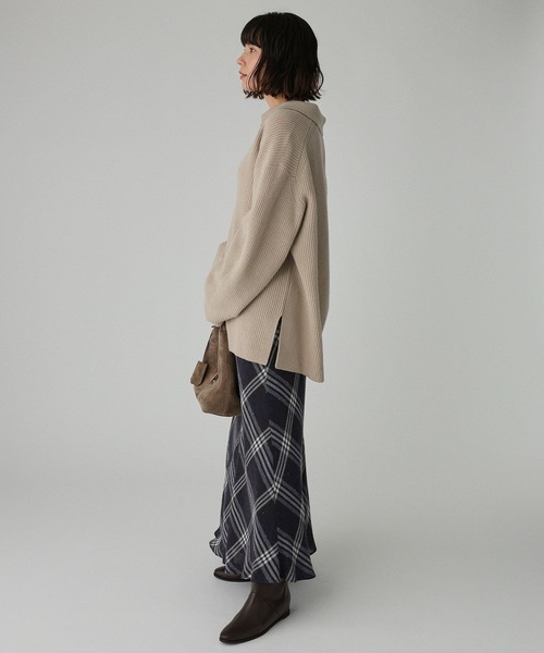 BABYLONE（バビロン） ニット セーター スキッパーミドルゲージニット