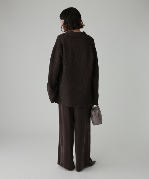 BABYLONE（バビロン） ニット セーター スキッパーミドルゲージニット