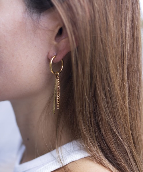 IRIEBEACH（アイリービーチ） ピアス dangling hoop pierce