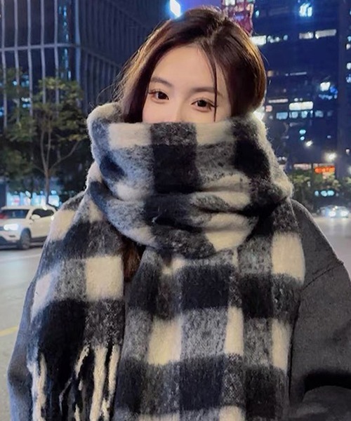 DiamondHearts（ダイヤモンドハーツ） マフラー ストール ブロック