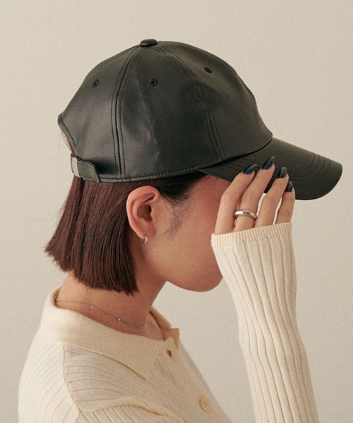 CECIL McBEE（セシルマクビー） キャップ 帽子 合皮キャップ