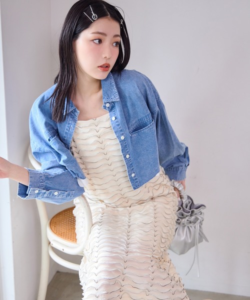 one after another NICE CLAUP 「one CLAUP」 長袖シャツ FREE グレー