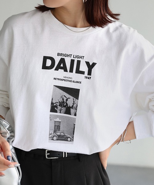 Riberry（リベリー） 「GILDAN」長袖カットソー LARGE ホワイト