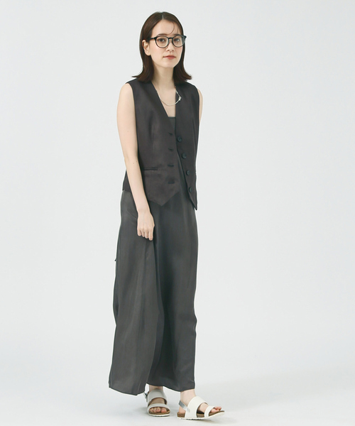 「Au BANNISTER」 フラットサンダル M グレー レディース_画像4