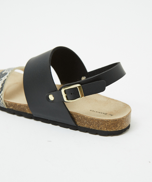 「Au BANNISTER」 フラットサンダル M グレー レディース_画像8