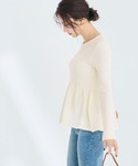 ニット セーター 「WEB限定セール」ペプラム...の詳細画像3