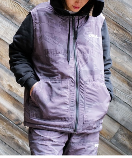 RVCA（ルーカ） パーカー メンズ RVCA×AZUL REVERSIBLE PARKA パーカー