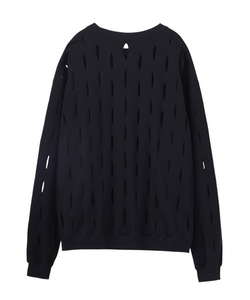 トレーナー スウェット SLASHED SWEAT PULLOVER メンズの画像
